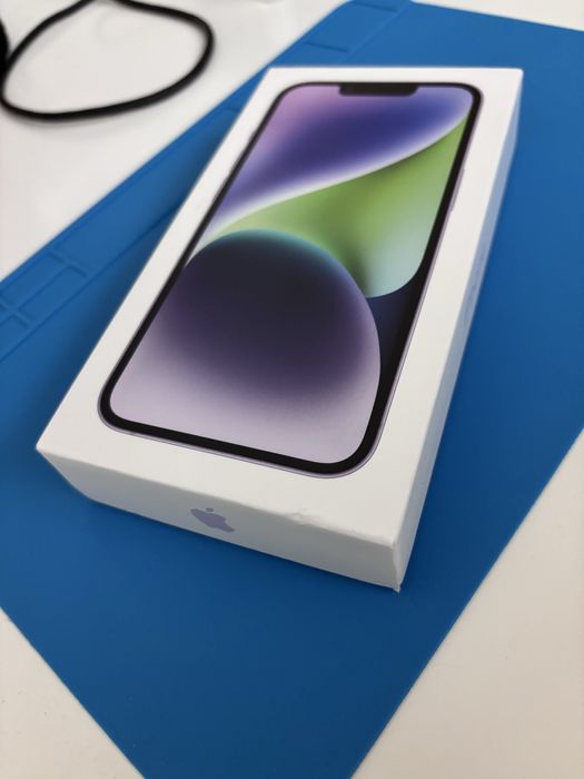 iPhone 14 128GB Lilás – Como NOVO + Bateria 79% + Caixa original