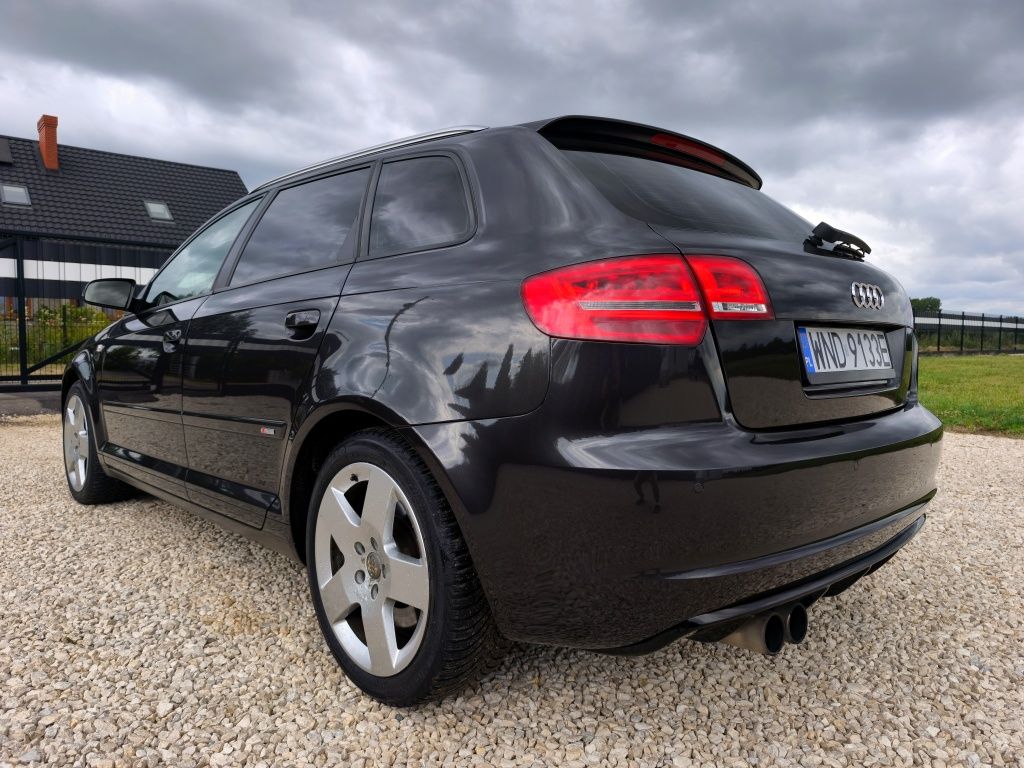 Audi A3 3.2 VR6 Quattro DSG S Line Alcantara Czarny Sufit Navi Bose