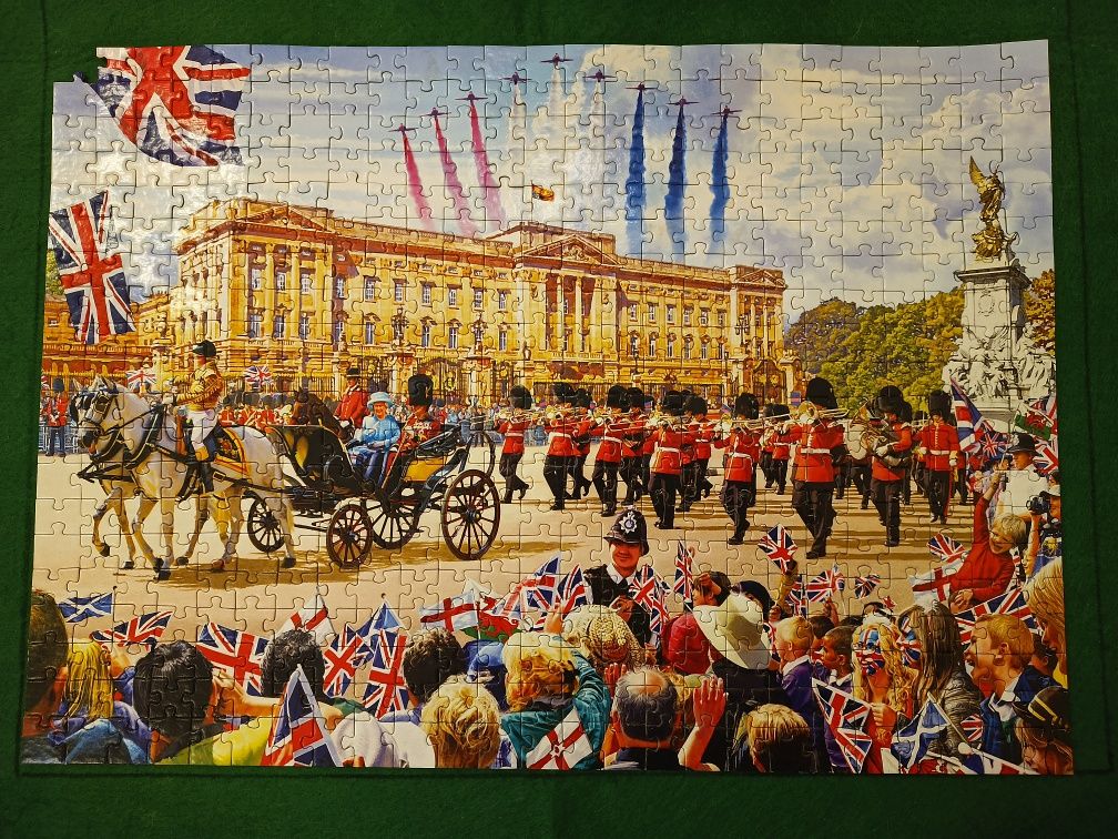 Puzzle 500 elementów firmy Corner Piece Buckingham Palace