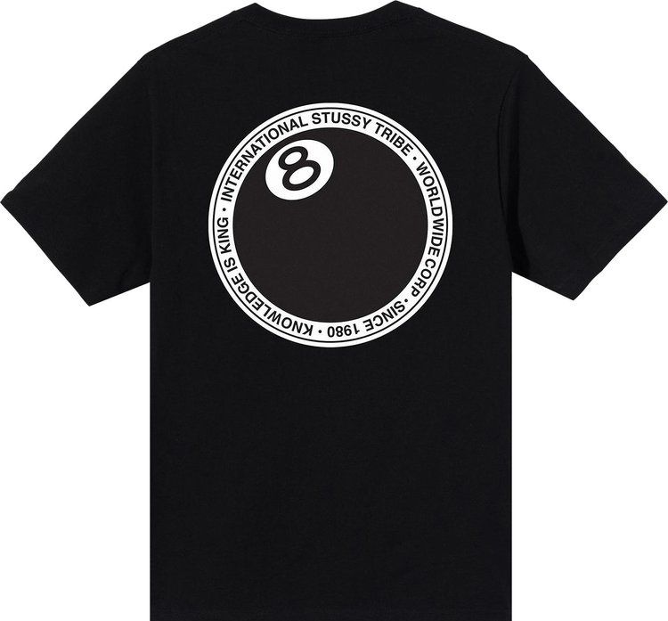 Мужская футболка Stussy 8 Ball T-shirt унисекс стусси стуссі  с шаром