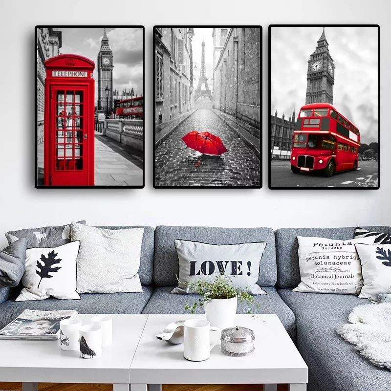 3 Quadros (Londres e Paris)