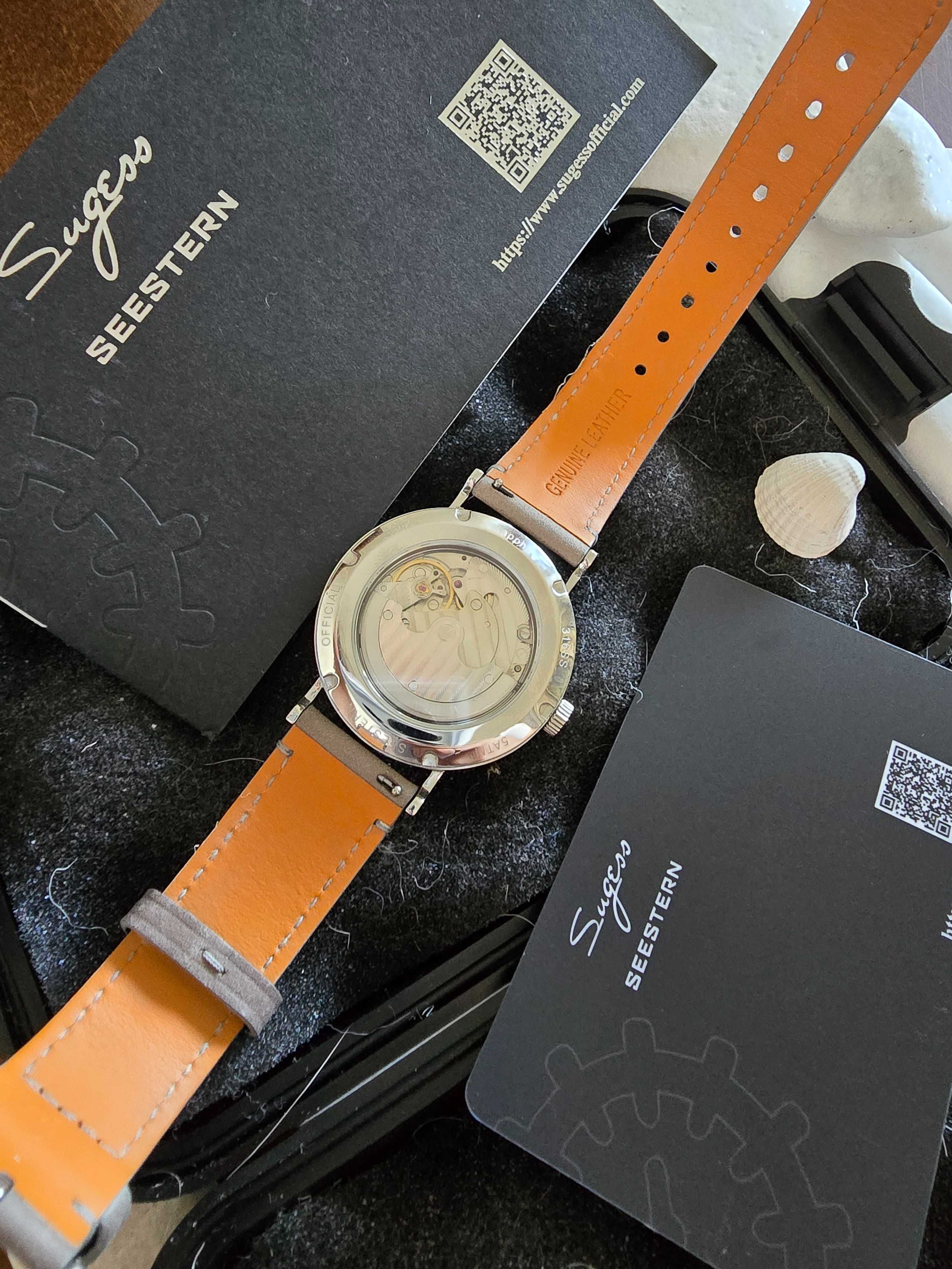 Seestern zegarek automatyczny ST1701 seagull [homage NOMOS Tangente]