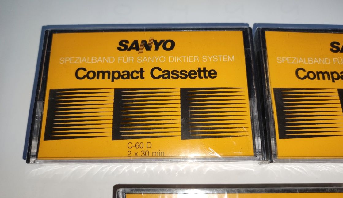 Sanyo cassette C-60 D kolekcjonerskie (folia)
