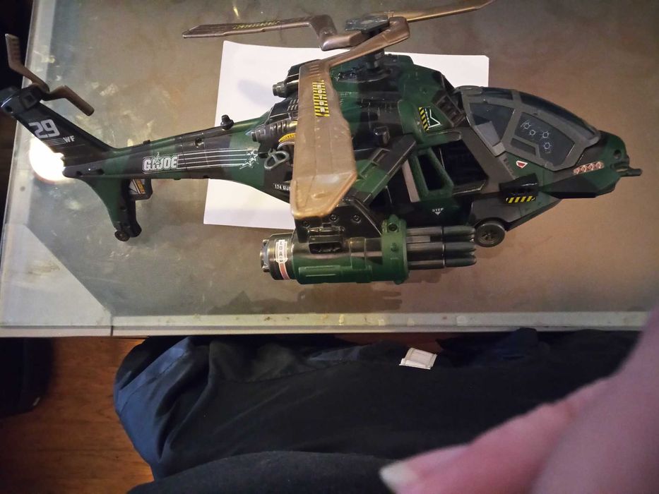 G.I. Joe vs Cobra Night Attack Chopper versão ano 2000