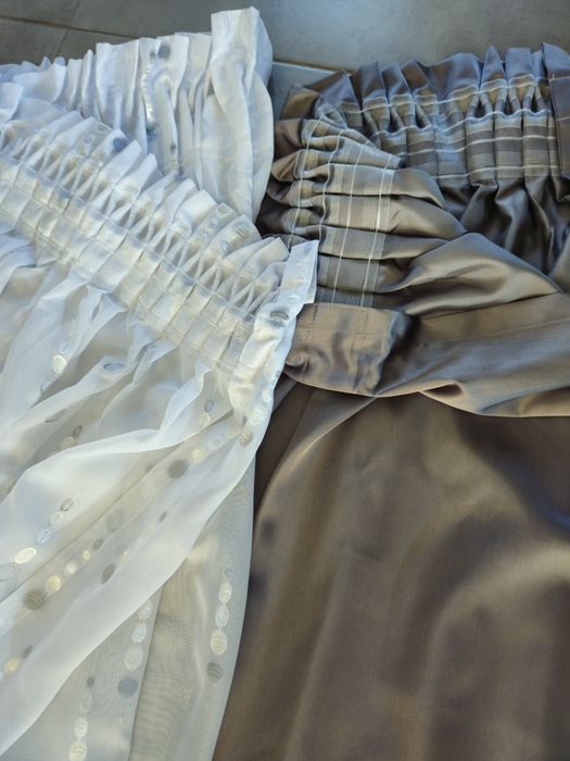 Eurofirany dwie zasłony i firana