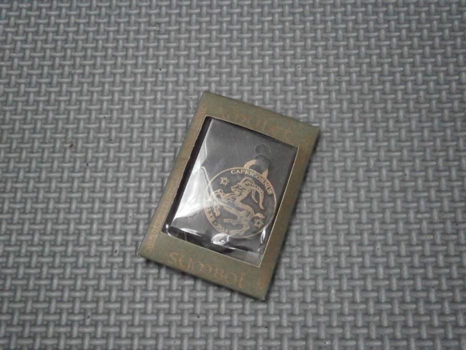 Nowy medalion naszyjnik amulet rzemyk handmade Koziorożec zodiak