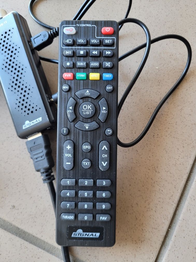 Tuner dekoder DVB-T2 Signal Mini H.265 HEVC FullHD