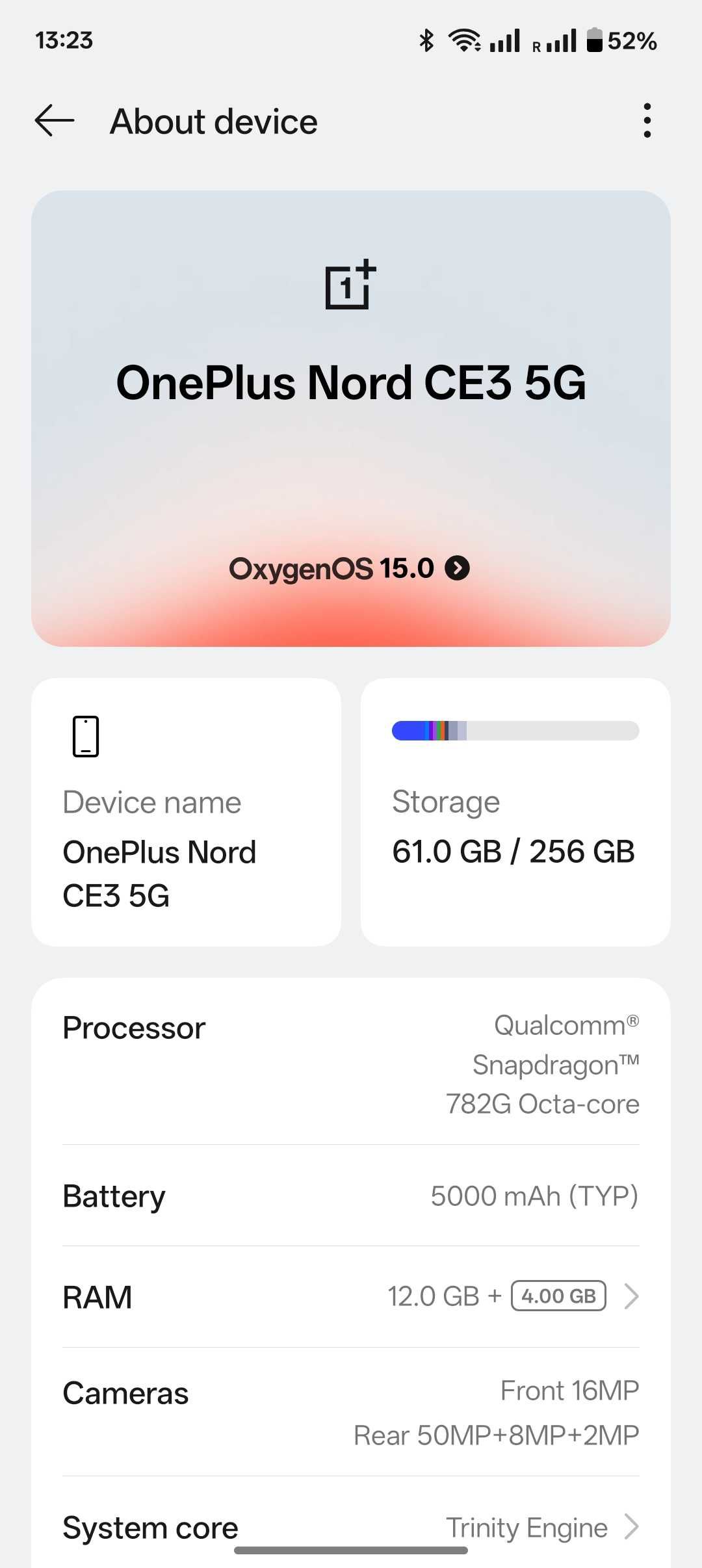 OnePlus Nord CE3 12/256 — новый экран, SuperVOOC 80Вт