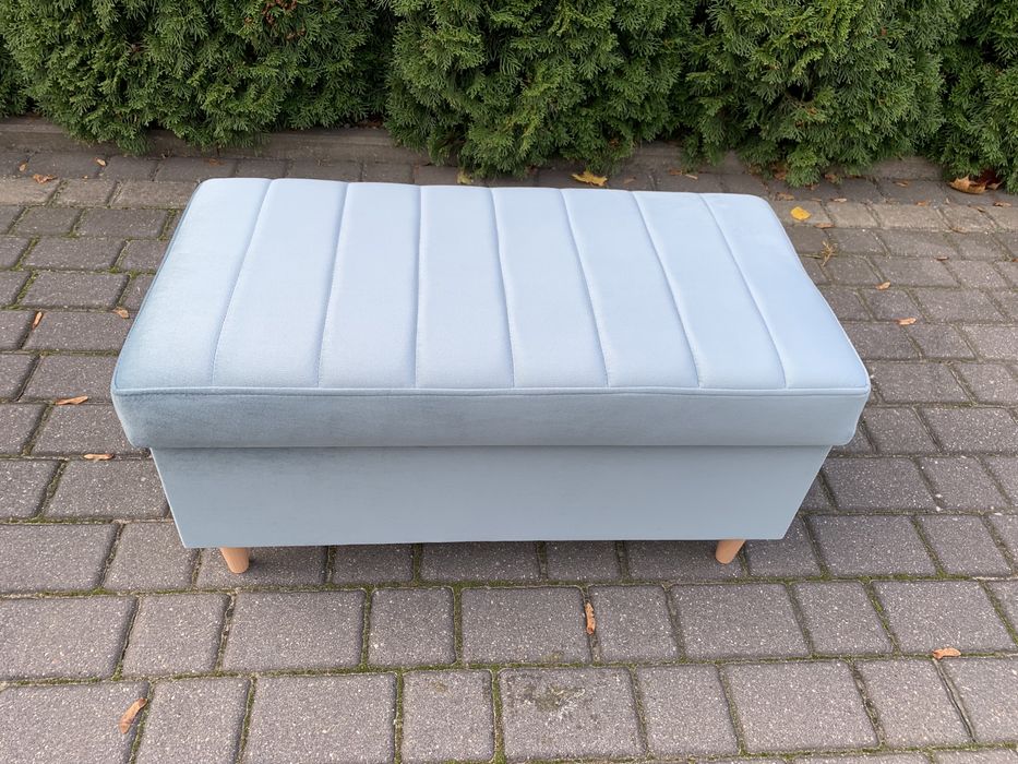 Pufa szyta w linie na wymiar