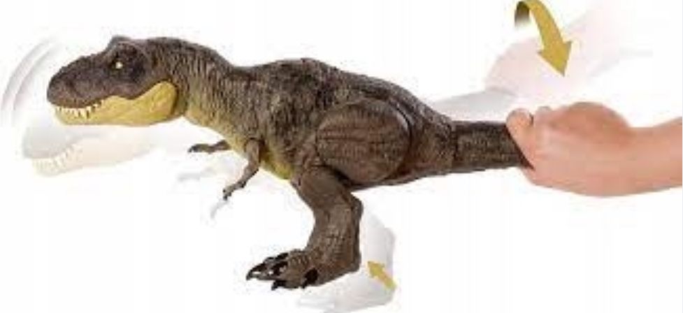 Jurrasic World Dinozaury miażdzący krok T-rex prezent