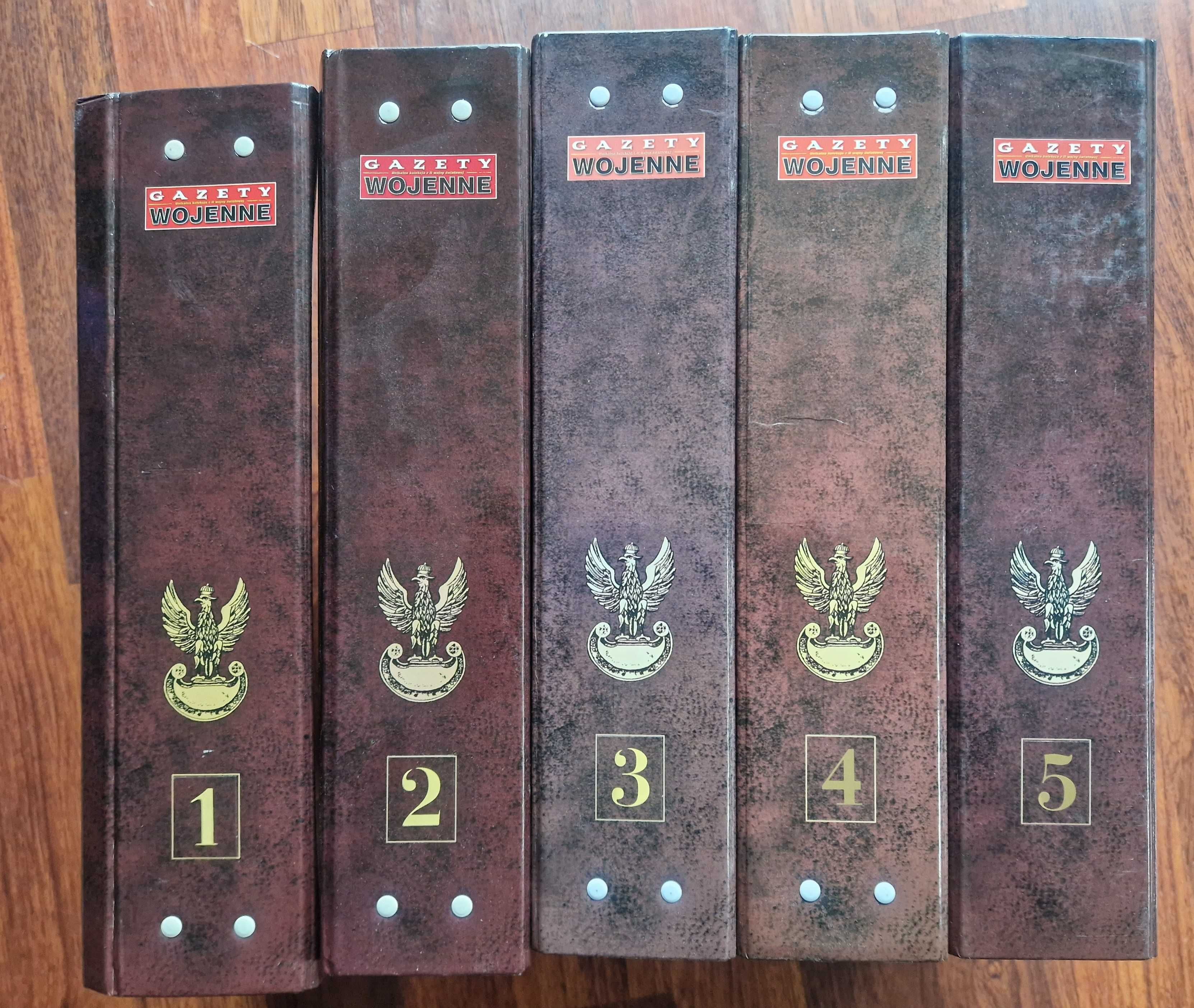 Gazety Wojenne - 5 segregatorów - Zeszyty nr 1 do 89 - II wś militaria