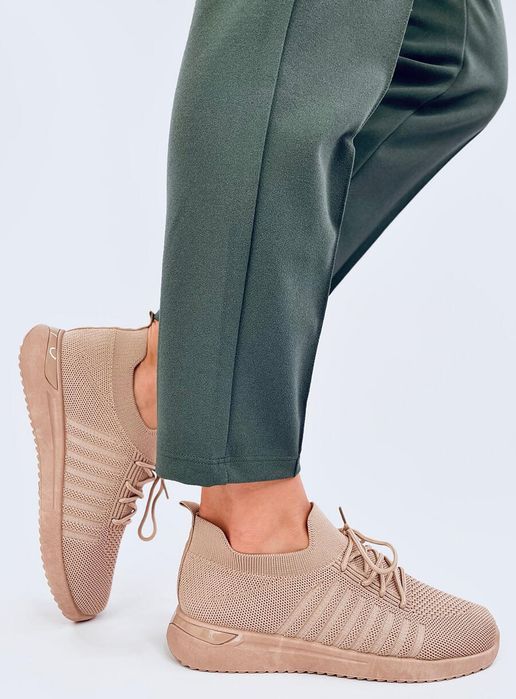 Buty Sportowe Skarpetkowe Sharpe Khaki