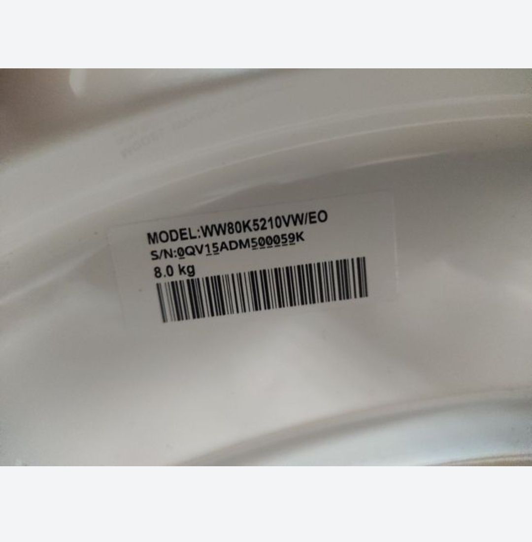 Panel pralki Samsung Eco bubble 8 kg