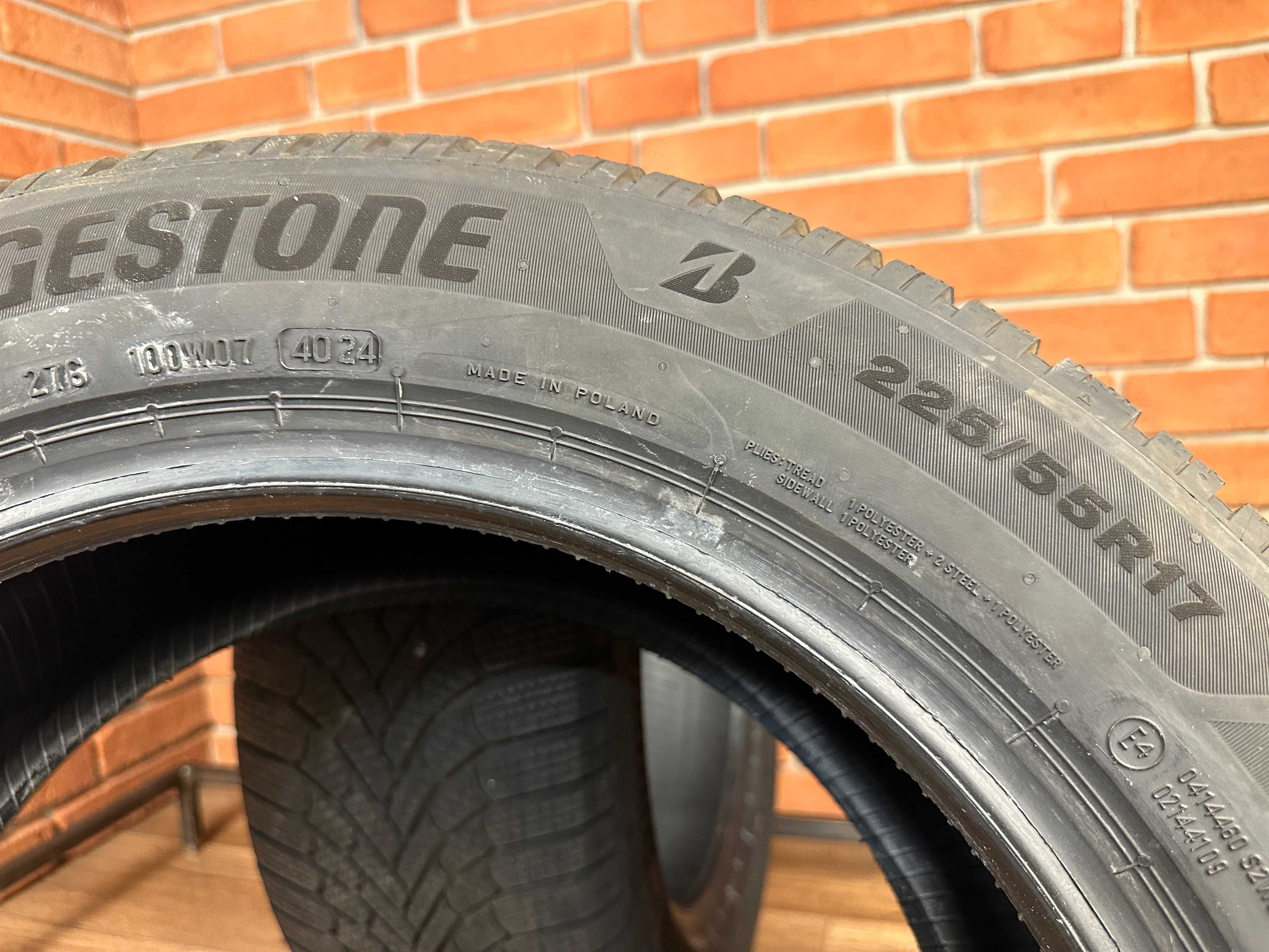 Opony Bridgestone Blizzak 225/55R17 NOWE 2024