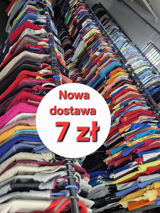 Odzież używana jesienna zimowa Nowa Dostawa 7 zł Godziesze ul. Kaliska