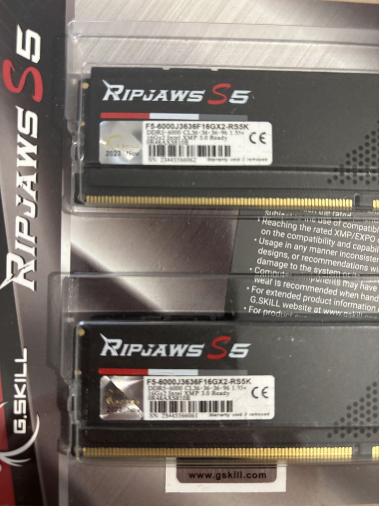 Ripjaws ram ddr5 32gb