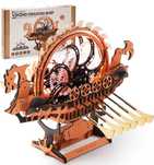 Drewniane Puzzle 3D Statek Wikingów ROKR Robotime Dragon Ship DIY
