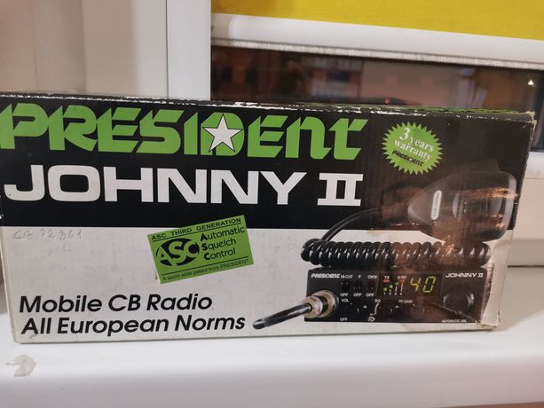 CB radio president Johny 2 + antena midland