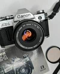 Canon Ae-1 + Lente 50mm f/1.8 - A Funcionar a 100%