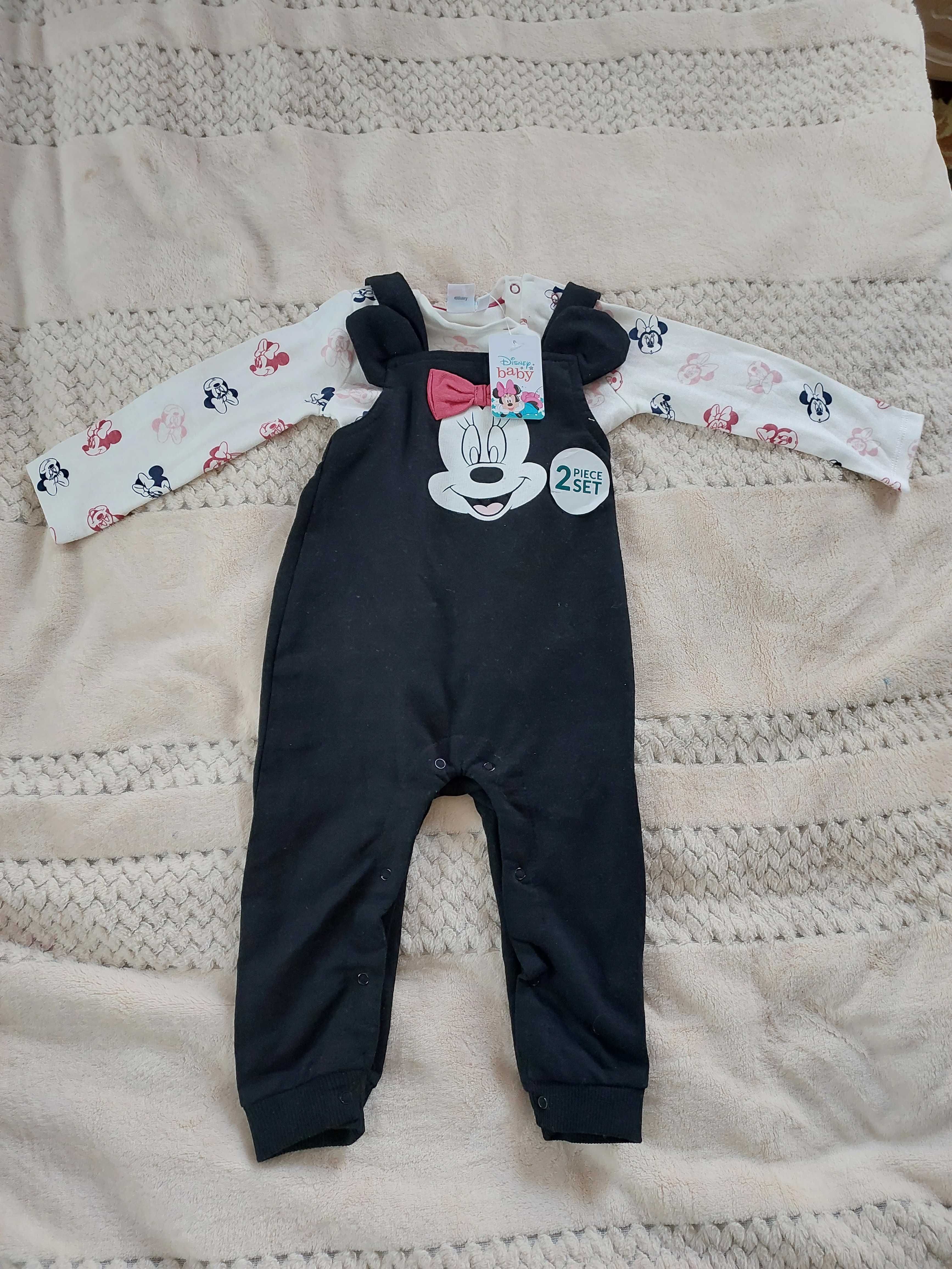 Комплект Disney baby "Minnie Mouse" комбінезон + боді на довгий рукав