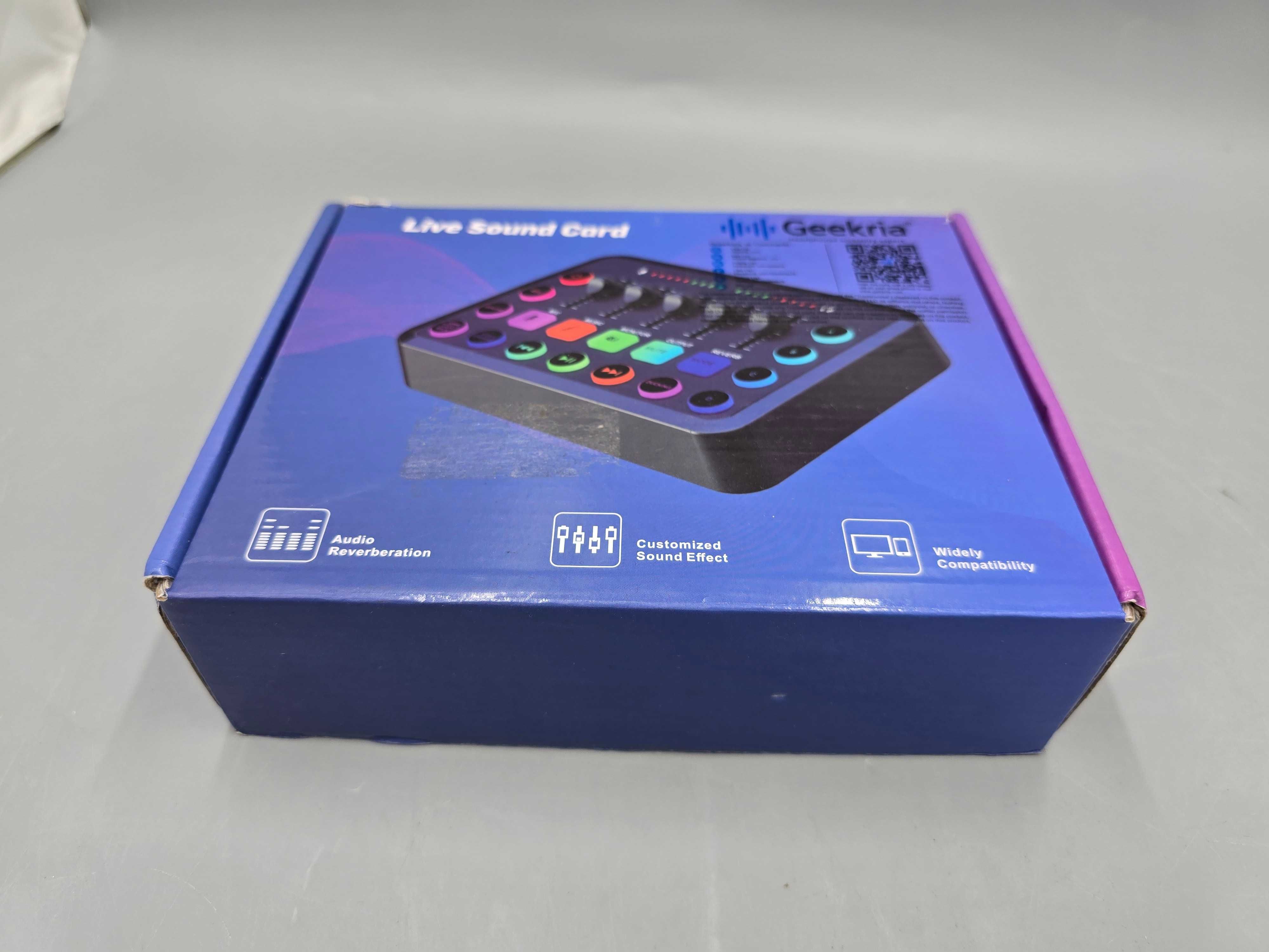 Geekria Mikser Audio Do Gier, Streming Rgb Pc Mikser Interfejsem