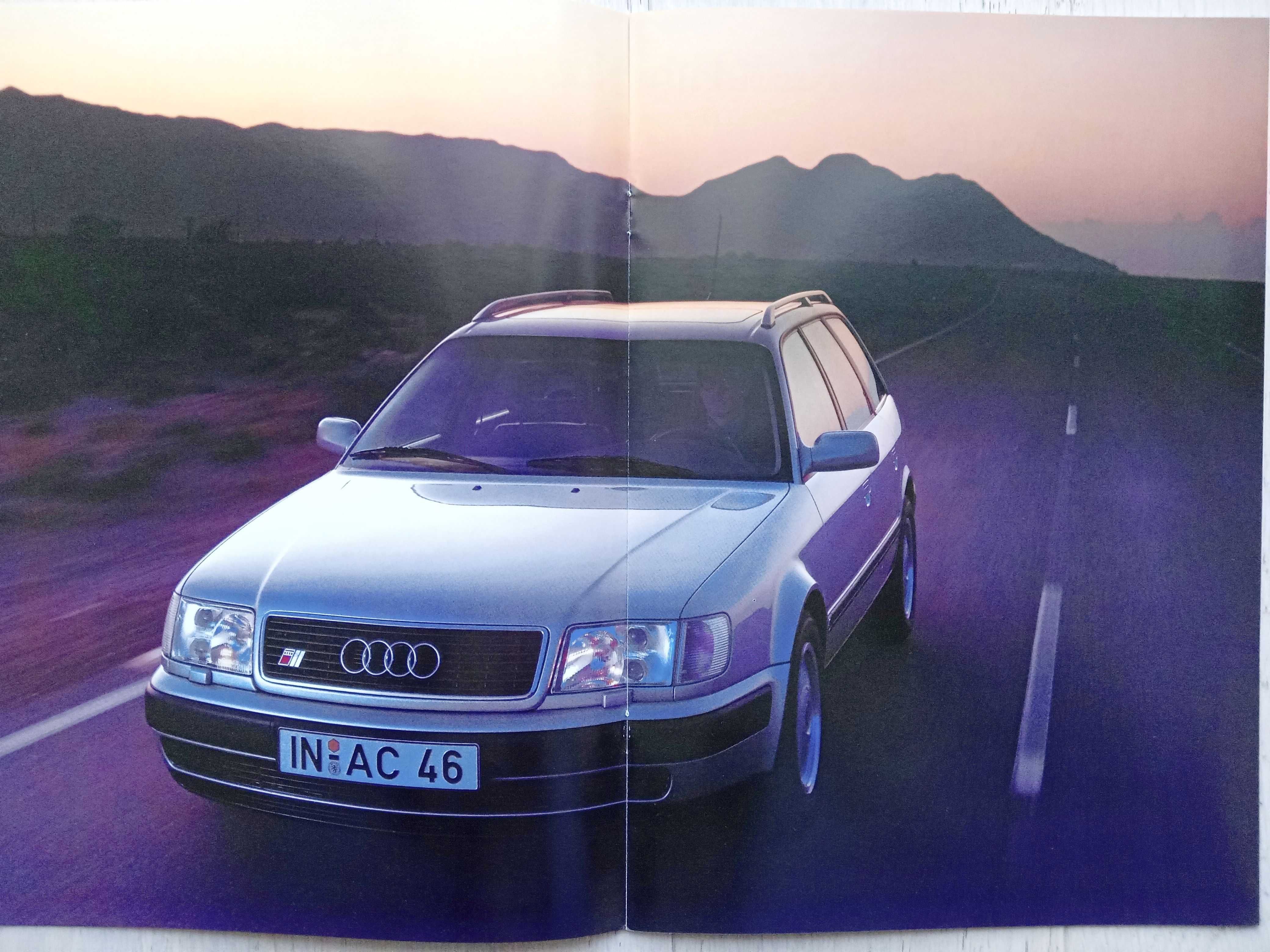 Audi Avant S4 (100 C4) 1992 / prospekt 34 strony, stan BDB- * S4 AVANT