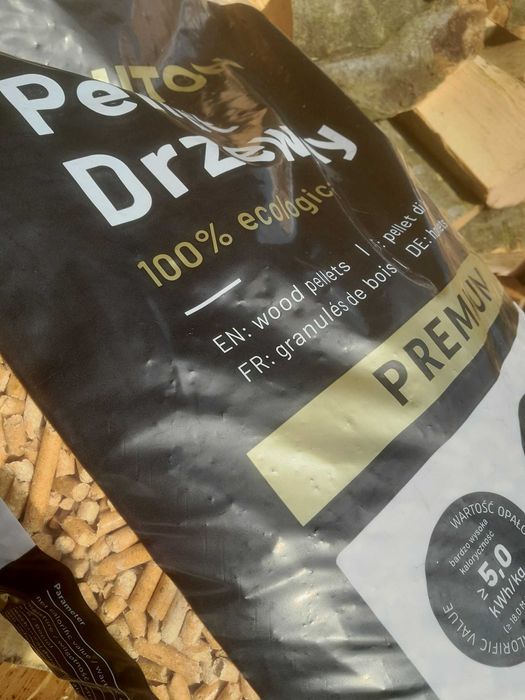 Pellet sosnowy PREMIUM pelet drzewny A1 DinPlus Ikea Hiton 100 % sosna