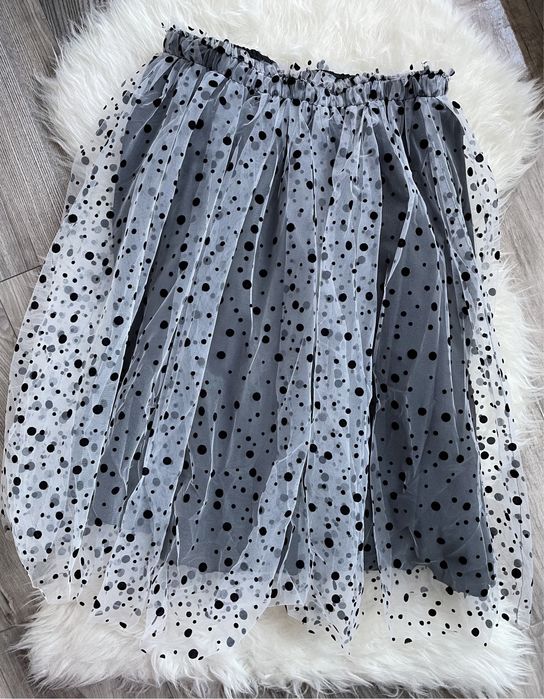 Cocomore rozkloszowana spódniczka grochy