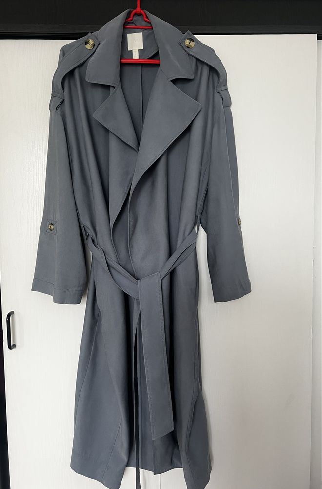 Płaszcz trencz oversize H&M