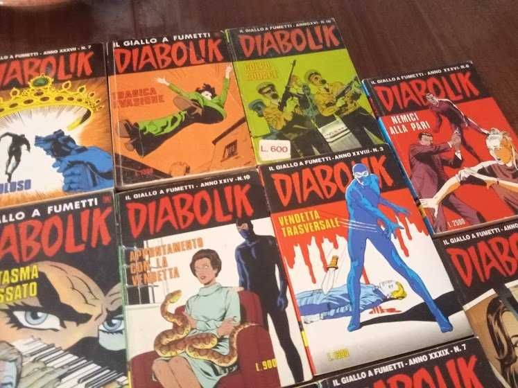 Diabolik, Banda desenhada em Italiano, preço por livro