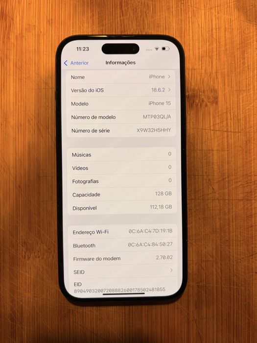 IPhone 15 128gb impecavel