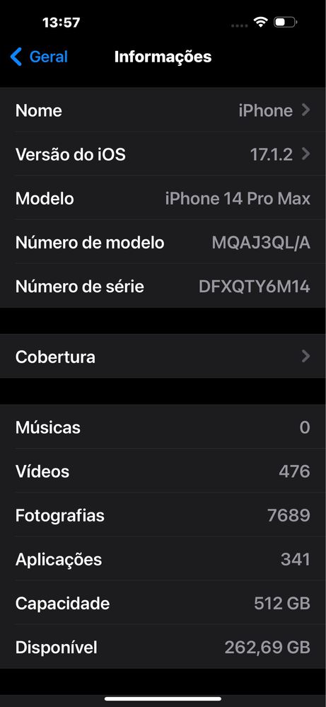 Iphone 14 Pro Max 512 GB