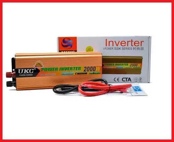 Інвертор UKC 12-220v 500W/1000W/2000W перетворювач струму