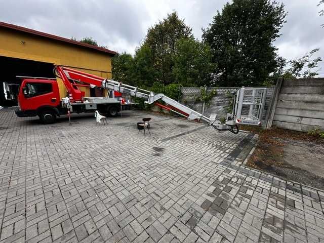 Usługi zwyżka, podnośnik koszowy, nożycowy wynajem.