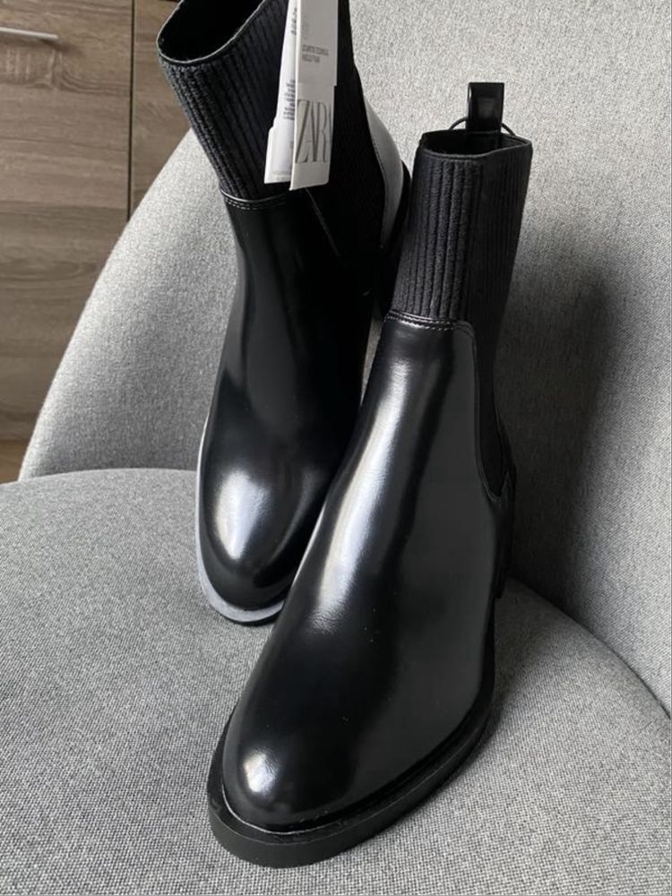 Нова коллекція zara челсі / челси/ черевики/ ботинки/ полусапожки