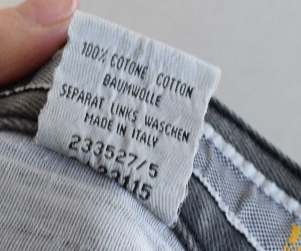 Hugo Boss proste szare spodnie w32 l32 m 32 męskie