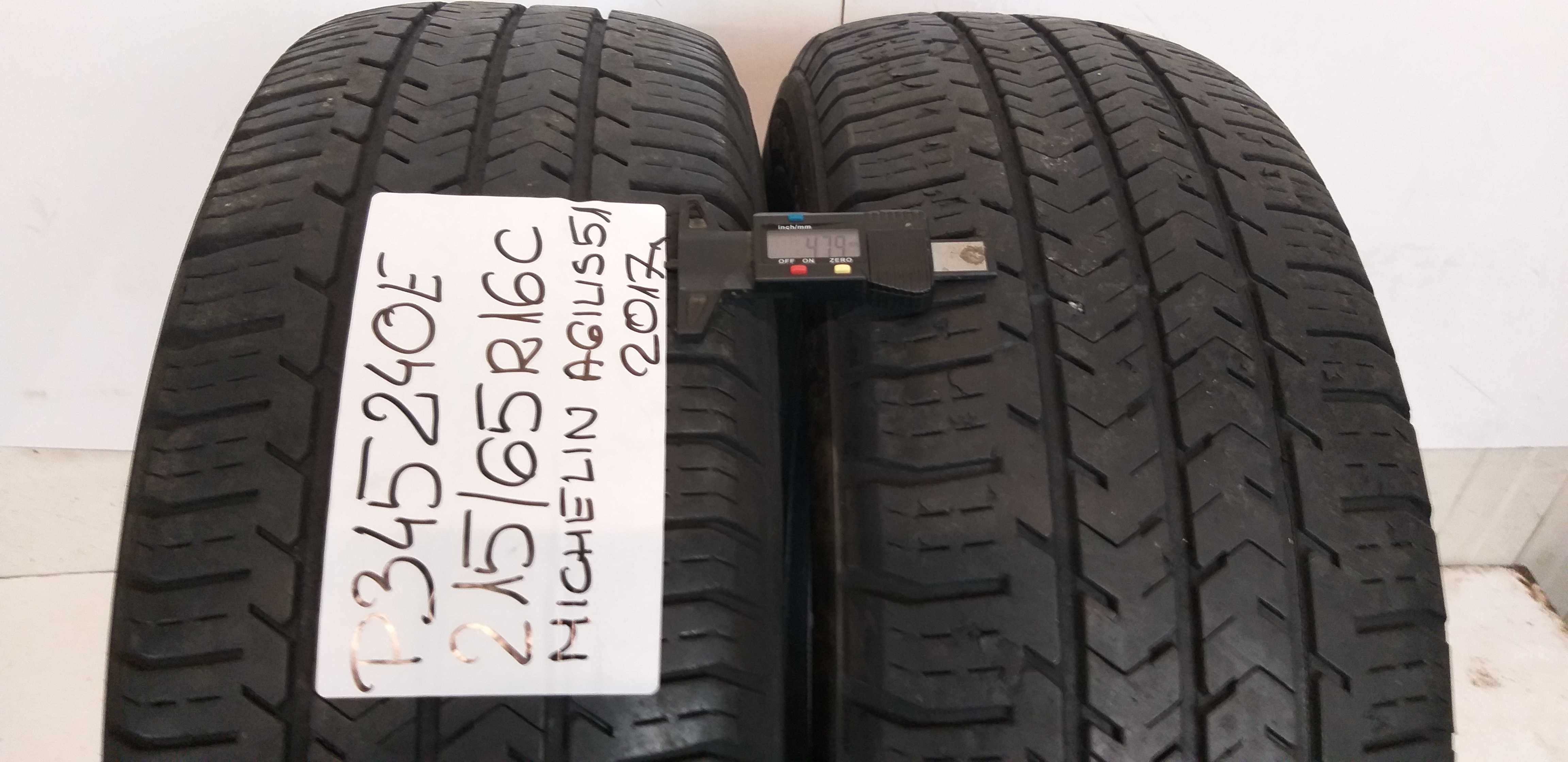 P345240E Para 215/65R16C Michelin Agilis51 rok2017