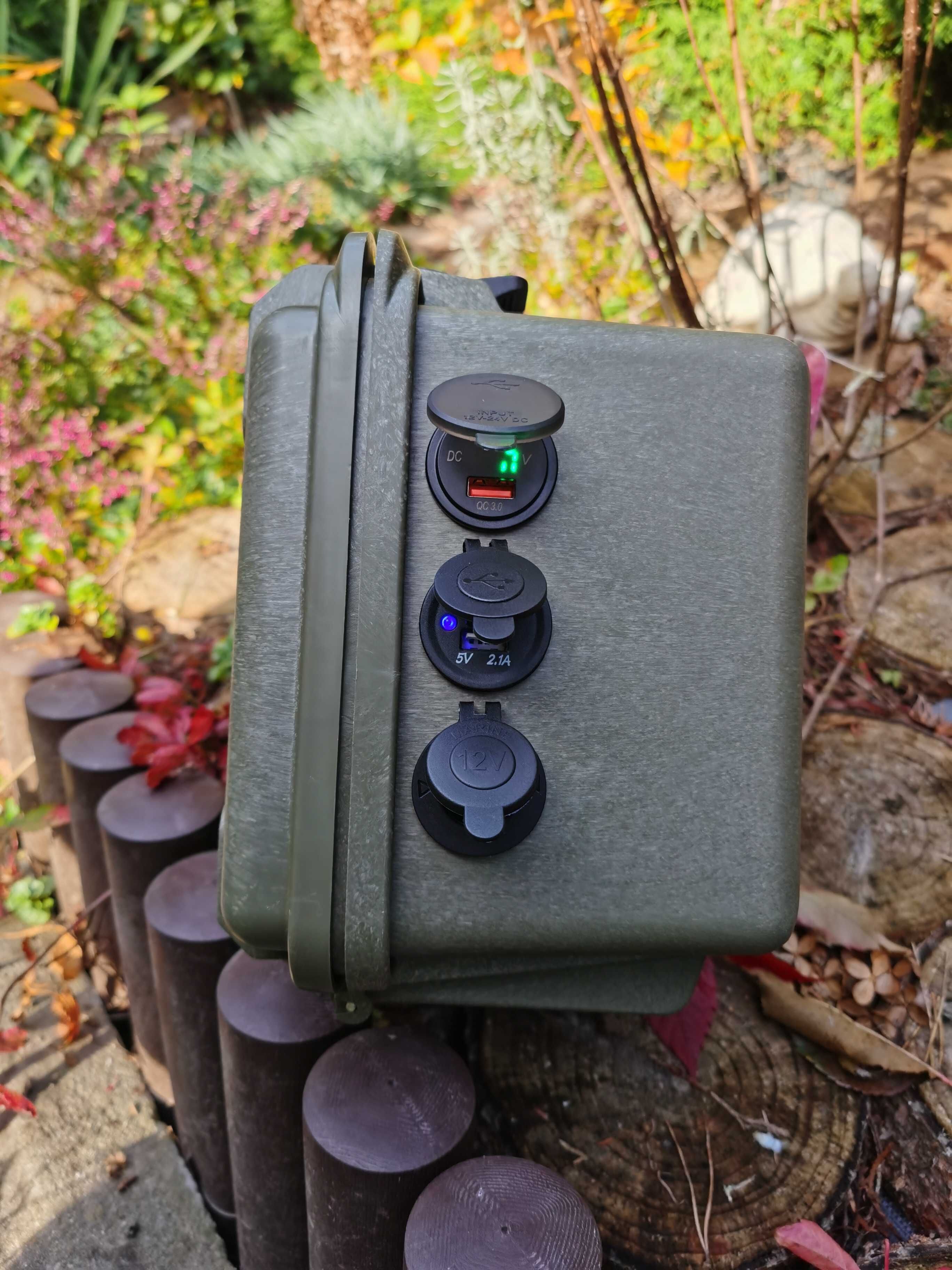 Power BOX 12V 36Ah, 3xUSB, USB-C PD z zabezpieczeniem