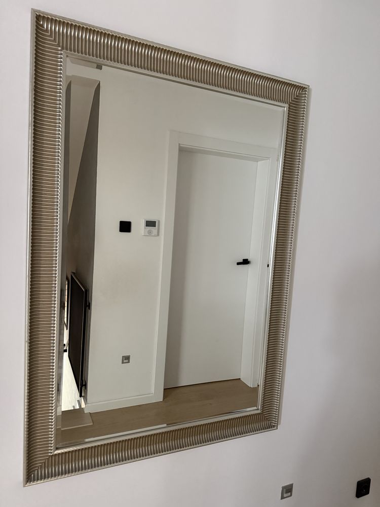 Lustro SONGE Ikea stebrne 91x130cm