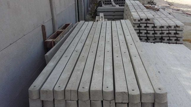 Słupy betonowe ogrodzeniowe