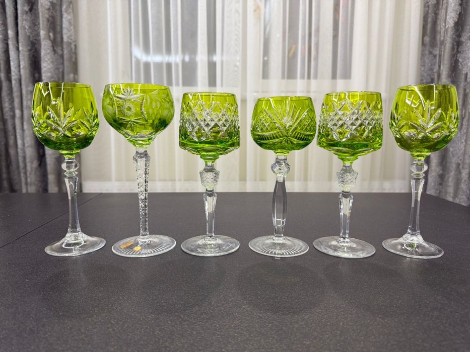 Хрустальнын фужеры для вина Nachtmann Traube Bristol Karat GDR Германи