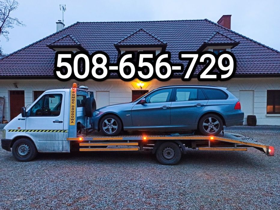 Laweta 24H Gorlice Ropa Szymbark Grybów Wysowa Pomoc Drogowa Holowanie