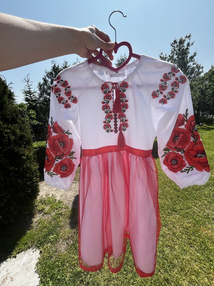 Вишиванка сукня 140 зріст нова