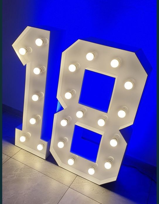 Napis 18 urodziny, niespodzianka, hit urodzinowy