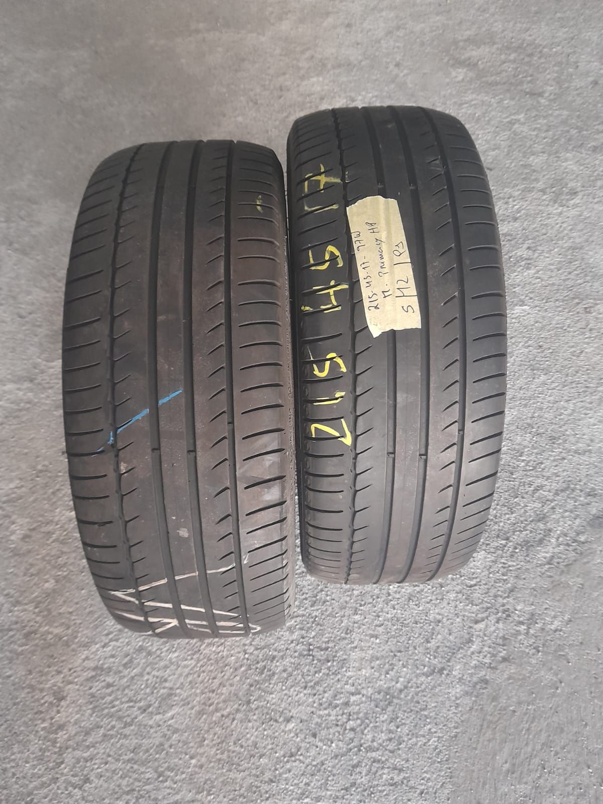 4 pneus 215/45R17 Michelin e Barum