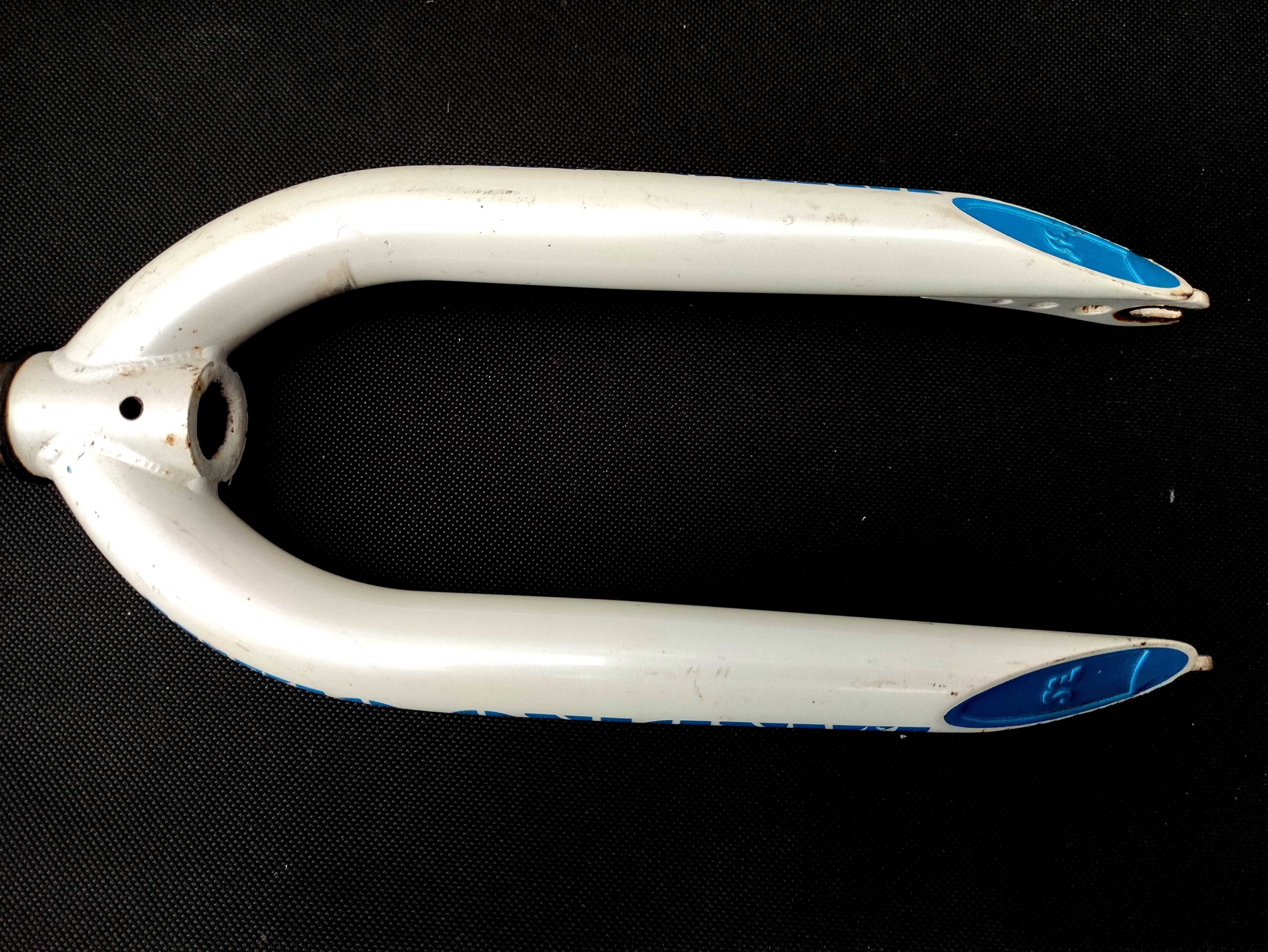 Lekki Widelec SE Landing Gear Cr-Mo Racing BMX 1 1/8" 20" Biały