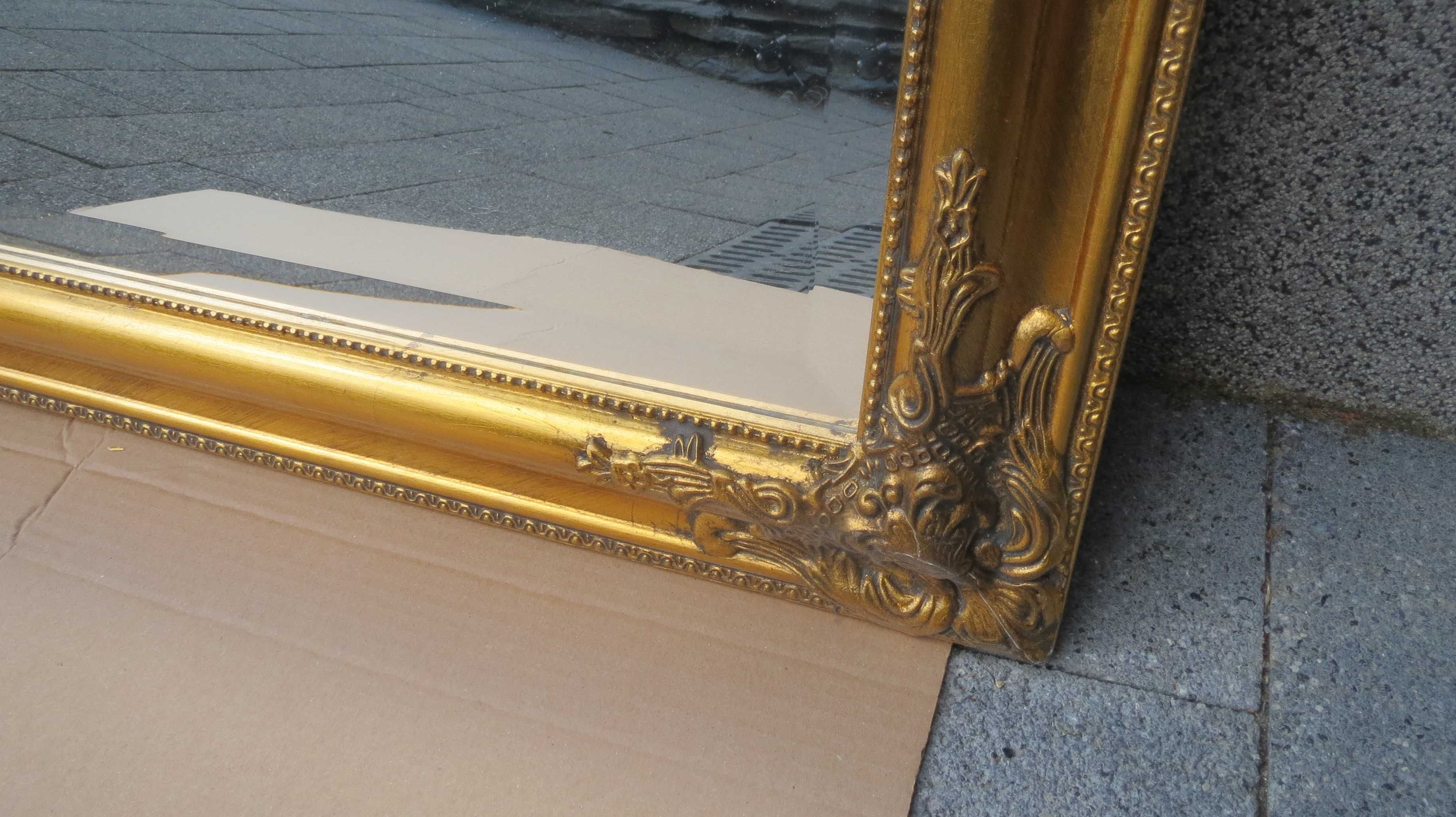 Duże kryształowe lustro 162 cm
