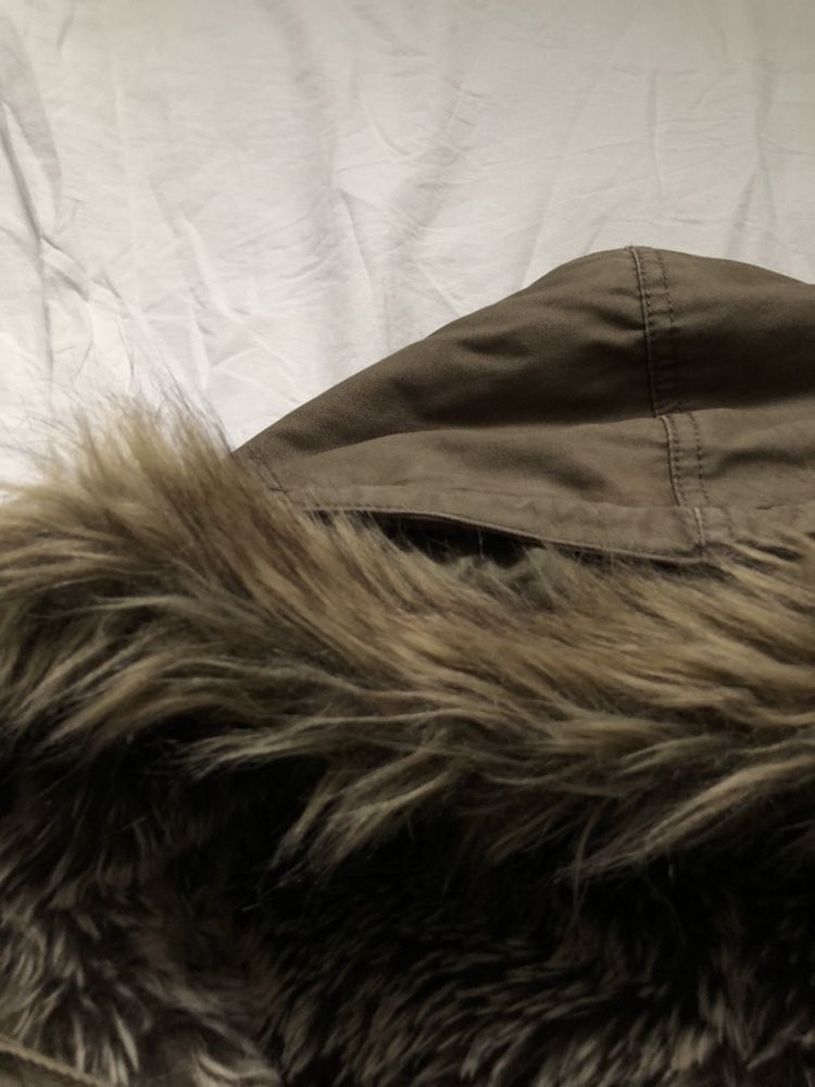 Kurtka zimowa parka khaki