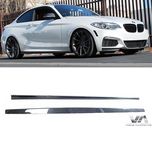 Лезвия на пороги BMW F22 накладки на пороги юбки порожки элерон бм ф22