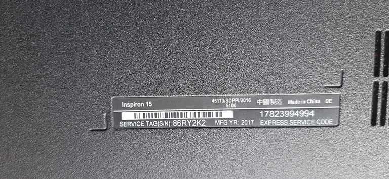 Dell Inspiron 15,6 3567 8GB 118 GB SSD Win11